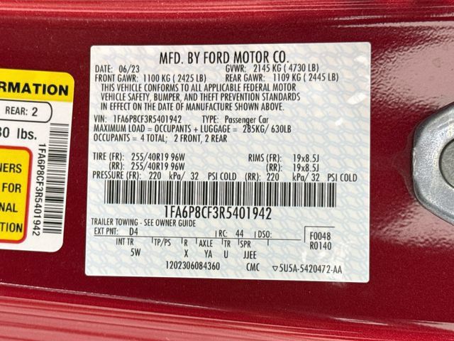 Used 2024 Ford Mustang GT Premium RWD image 30