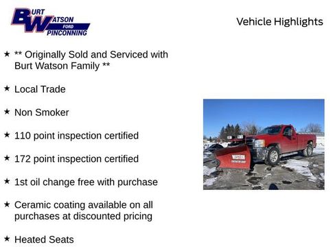 Used 2014 Chevrolet Silverado 3500 W/T w/ Snow Plow Prep Package image 10