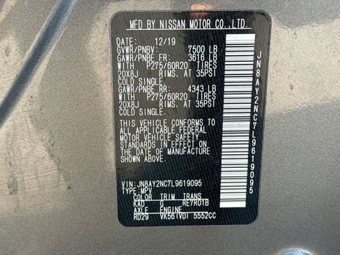 Used 2020 Nissan Armada SL w/ Premium Package AWD/4WD image 58
