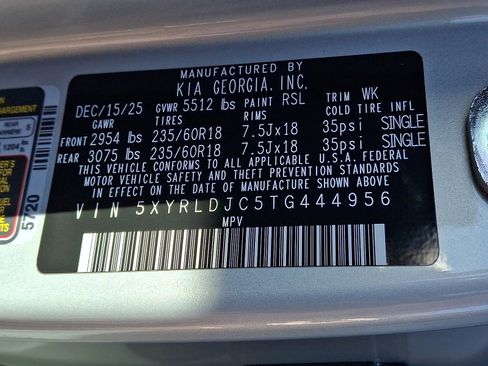 New 2026 Kia Sorento S AWD/4WD image 13