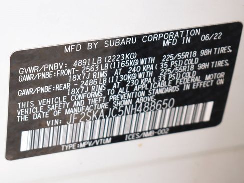 Used 2022 Subaru Forester Sport w/ Popular Package #3 image 53