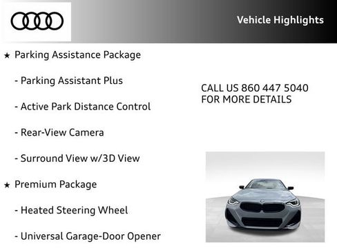 Used 2023 BMW M240i xDrive Coupe w/ Premium Package AWD/4WD image 22