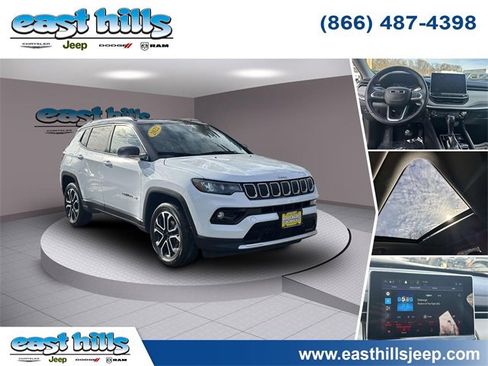 Certified 2022 Jeep Compass Limited w/ Sun and Sound Group image 1