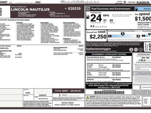 Used 2024 Lincoln Nautilus Reserve image 4