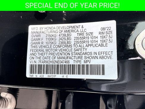 Used 2022 Honda CR-V Touring image 19