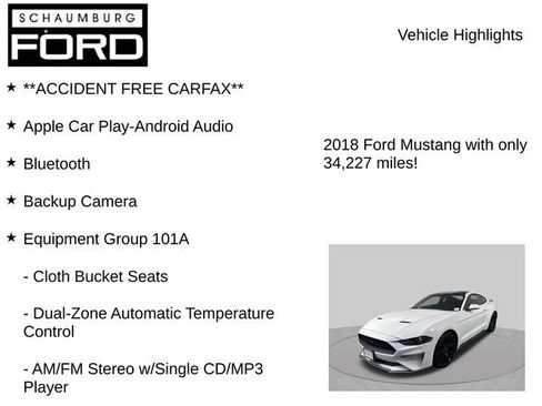 Used 2018 Ford Mustang Coupe w/ Equipment Group 101A RWD image 8