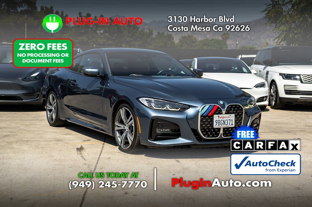 Used 2022 BMW 430i Coupe w/ M Sport Package RWD image 4
