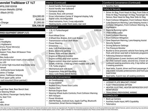 Used 2025 Chevrolet TrailBlazer LT FWD image 28
