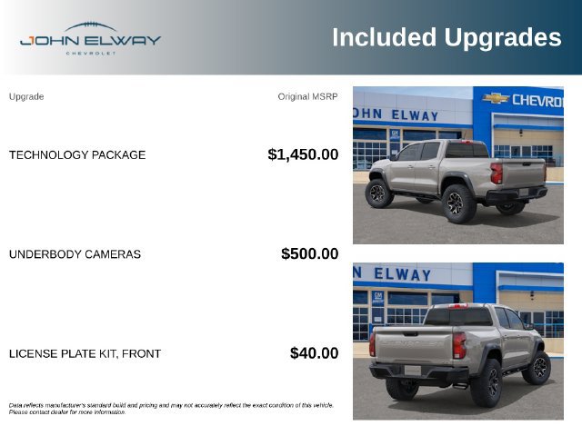 New 2026 Chevrolet Colorado ZR2 w/ Technology Package AWD/4WD image 2