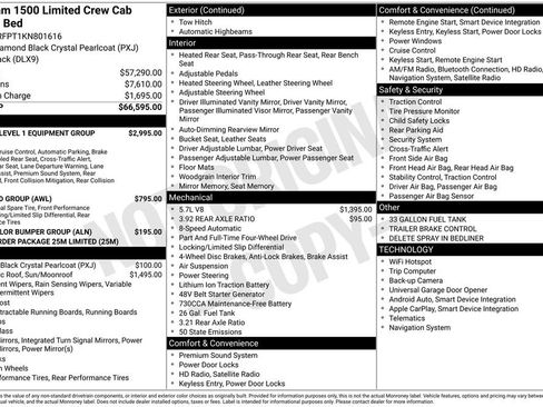 Used 2019 RAM 1500 Limited AWD/4WD image 33