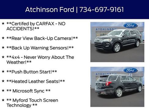 Used 2018 Ford Explorer XLT w/ Equipment Group 202A image 4