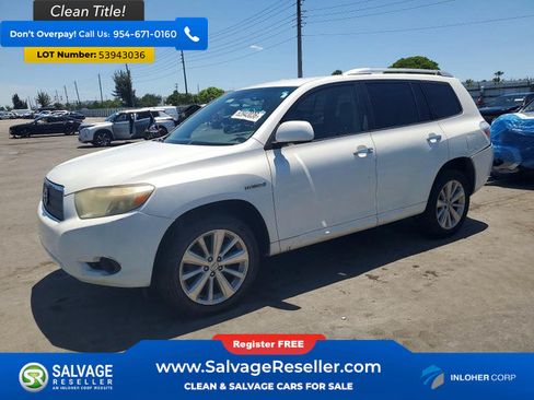 Used 2008 Toyota Highlander 4WD Hybrid image 1