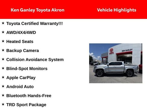 Used 2024 Toyota Tacoma TRD Sport AWD/4WD image 4
