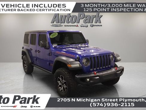 Certified 2018 Jeep Wrangler Unlimited Rubicon AWD/4WD image 1