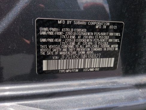 Used 2021 Subaru Crosstrek 2.5i Sport w/ Moonroof Package AWD/4WD image 35