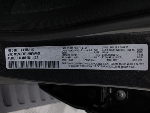 Used 2021 RAM 1500 TRX w/ TRX Level 1 Equipment Group AWD/4WD image 39