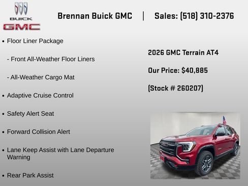 New 2026 GMC Terrain AT4 w/ LPO, Floor Liner Package AWD/4WD image 6