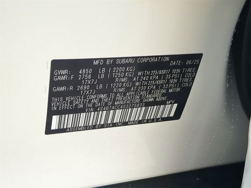 Certified 2025 Subaru Outback Premium w/ Popular Package #1A image 32