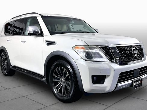 Used 2017 Nissan Armada Platinum w/ Captain Seat Package RWD image 3