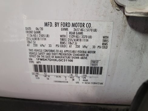 Used 2020 Ford Explorer XLT w/ Equipment Group 202A RWD image 33