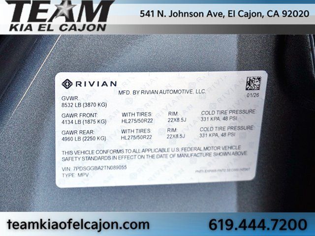 Used 2026 Rivian R1S Adventure Dual AWD/4WD image 44