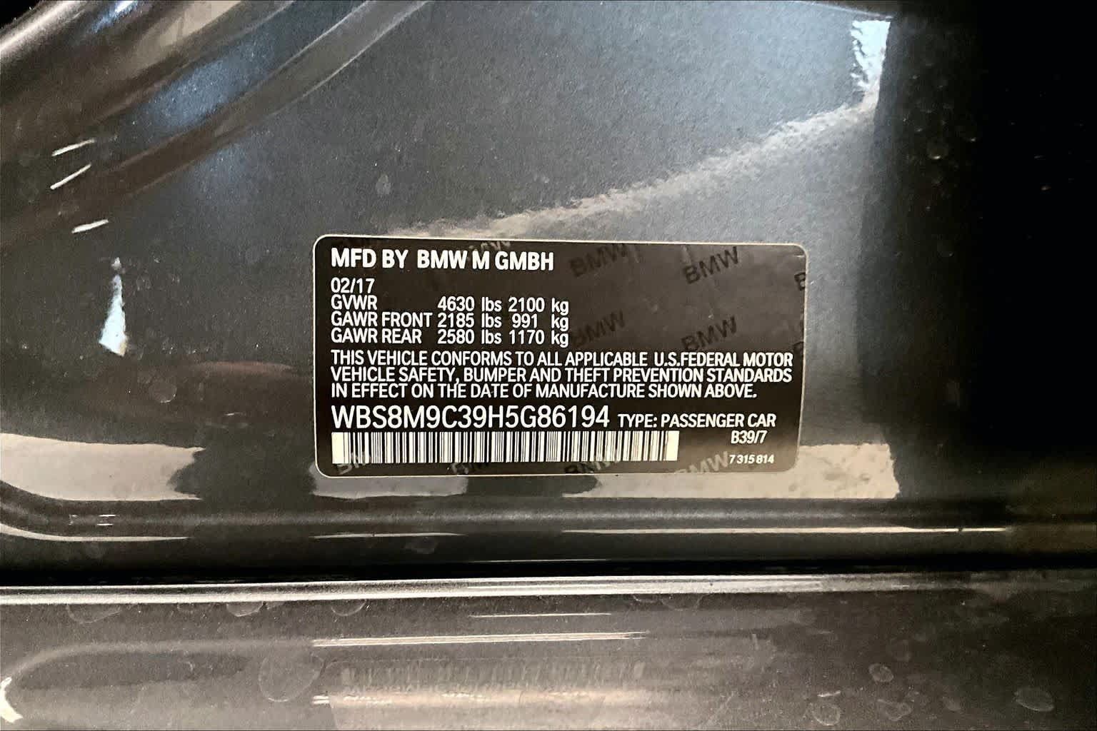 Used 2017 BMW M3 RWD image 31