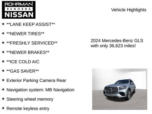 Used 2024 Mercedes-Benz GLS 450 4MATIC image 7