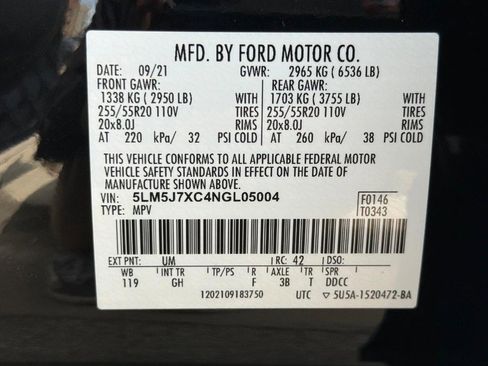 Certified 2022 Lincoln Aviator Reserve w/ Equipment Group 201A AWD/4WD image 26