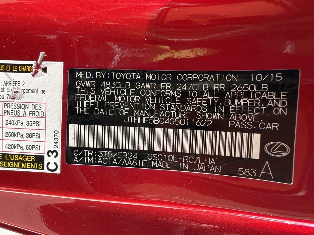 Used 2016 Lexus RC 350 RWD image 39