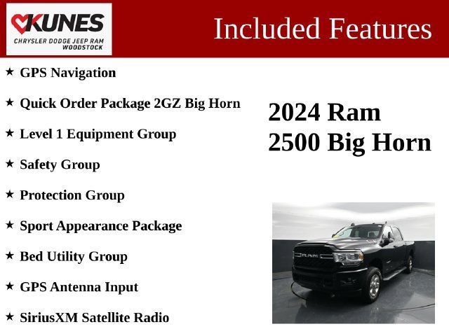 Used 2024 RAM 2500 Big Horn w/ Safety Group AWD/4WD image 3