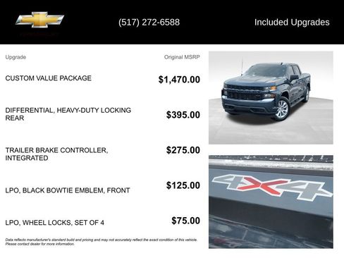 Used 2020 Chevrolet Silverado 1500 Custom w/ Custom Value Package image 5