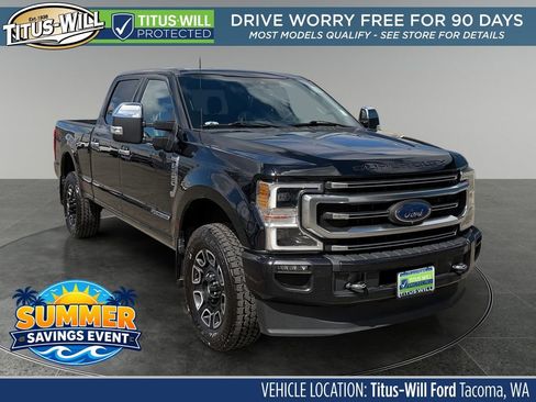 Used 2021 Ford F350 Platinum AWD/4WD image 1