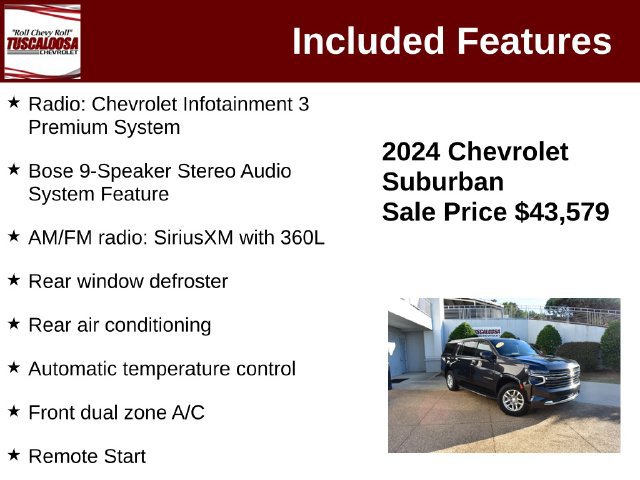 Certified 2024 Chevrolet Suburban LT AWD/4WD image 12