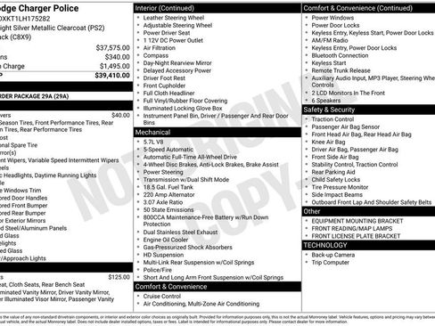 Used 2020 Dodge Charger Police image 15