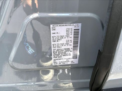 New 2026 Nissan Pathfinder Platinum w/ Cargo Package FWD image 22