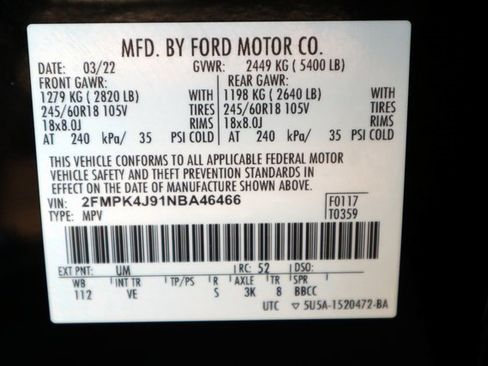 Certified 2022 Ford Edge SEL w/ Convenience Package image 37