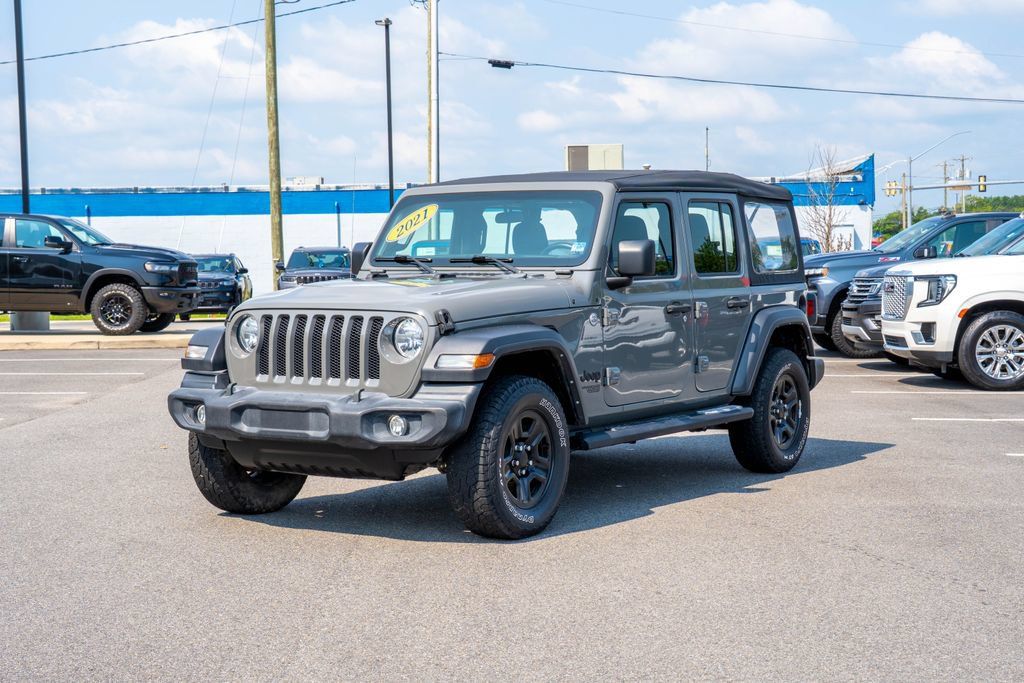 Used 2021 Jeep Wrangler Unlimited Sport AWD/4WD image 3