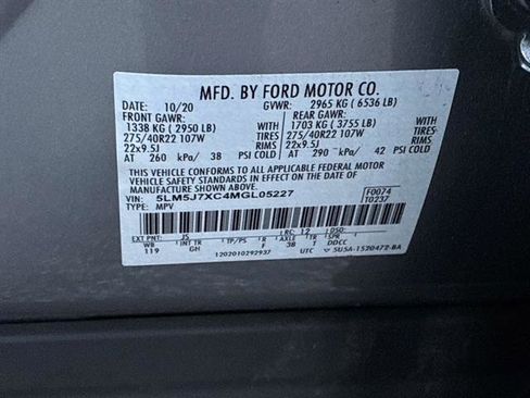 Used 2021 Lincoln Aviator Reserve w/ Equipment Group 201A image 24