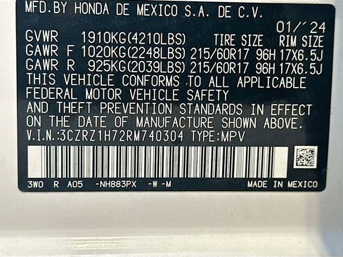 Used 2024 Honda HR-V EX-L image 37