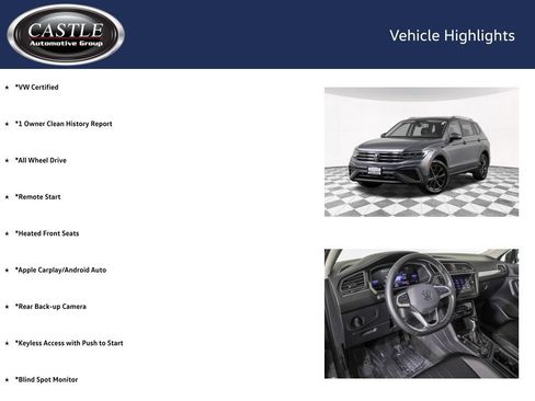 Certified 2024 Volkswagen Tiguan SE AWD/4WD image 4