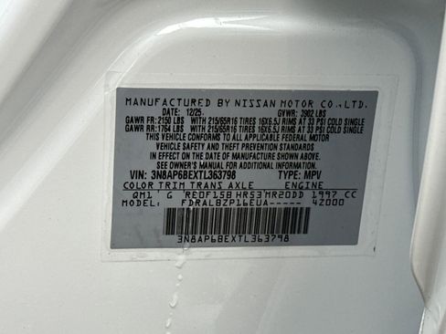 New 2026 Nissan Kicks S w/ Charging Package FWD image 33