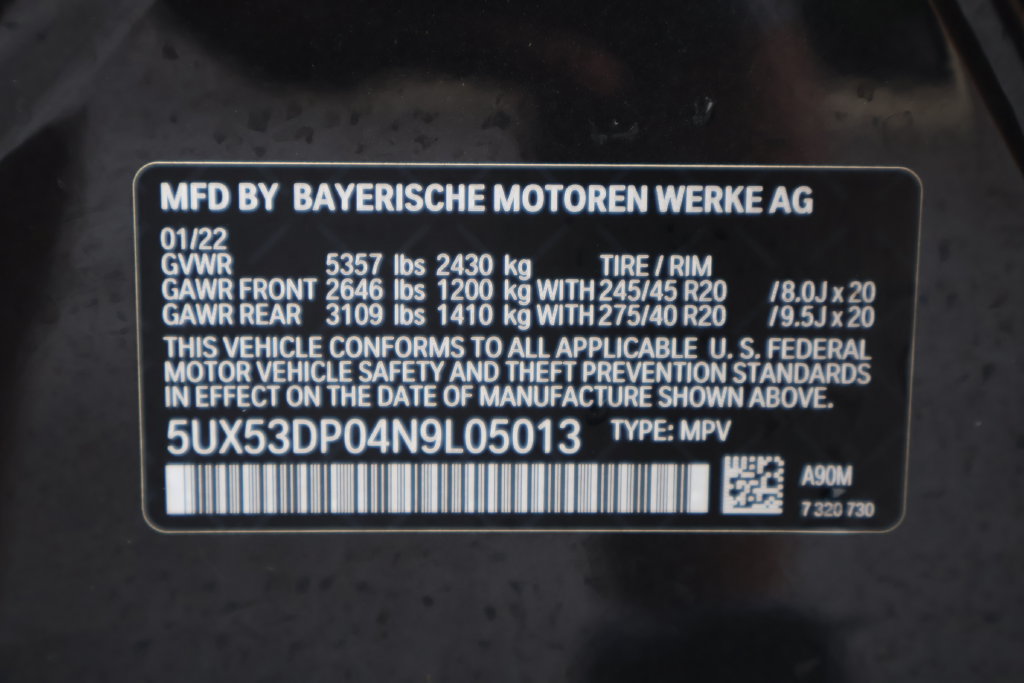 Used 2022 BMW X3 xDrive30i w/ M Sport Package 2 AWD/4WD image 29