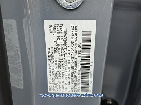 New 2026 Honda CR-V Sport-L image 13