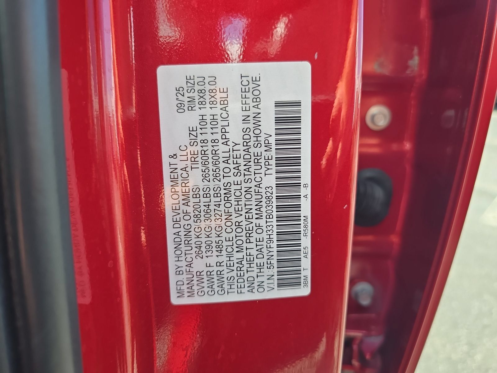 Certified 2026 Honda Passport RTL image 31