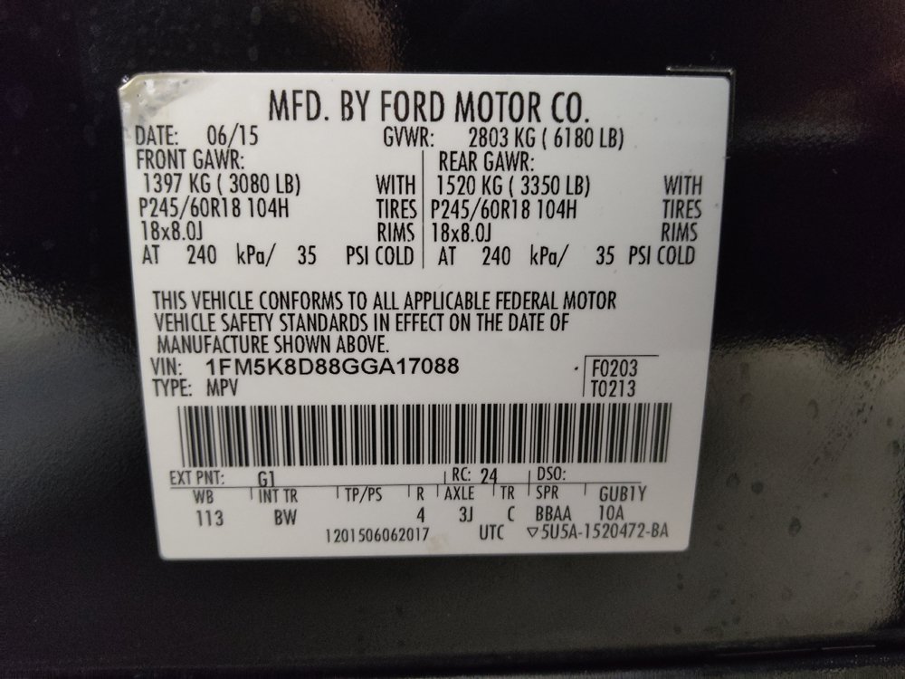 Used 2016 Ford Explorer XLT w/ Equipment Group 202A AWD/4WD image 33