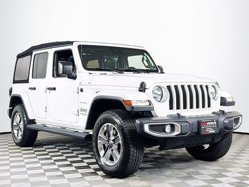 Used 2021 Jeep Wrangler Unlimited Sahara w/ Safety Group AWD/4WD image 1