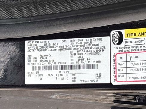 Used 2015 Ford Fiesta S FWD image 28
