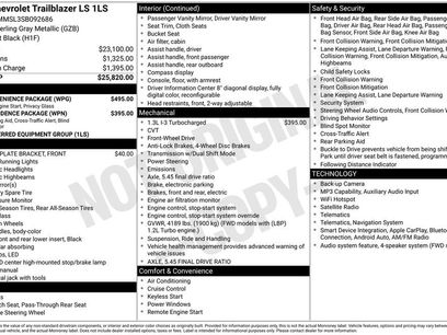 Used 2025 Chevrolet TrailBlazer LS w/ LS Convenience Package