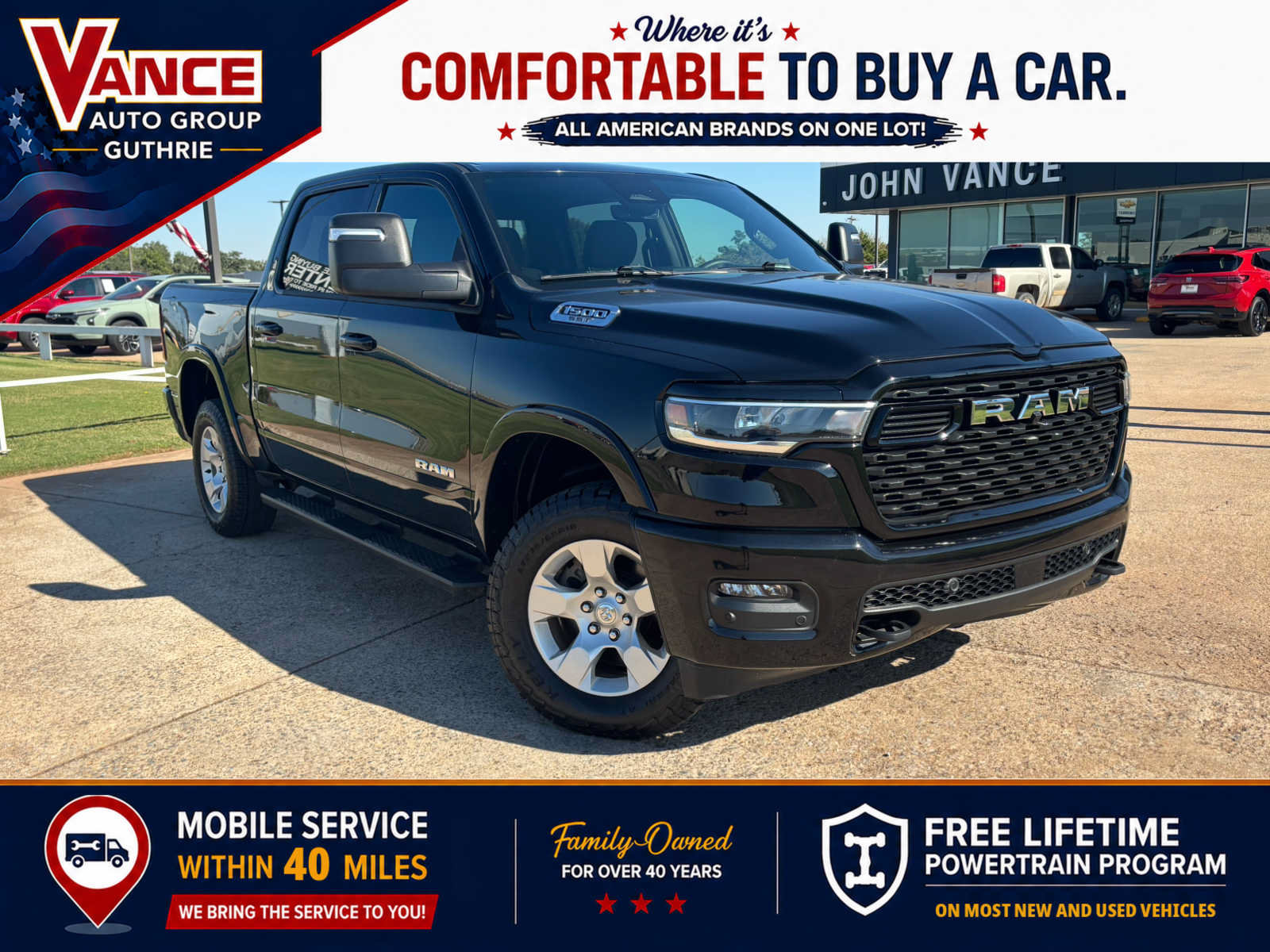 Used 2025 RAM 1500 Big Horn AWD/4WD image 1