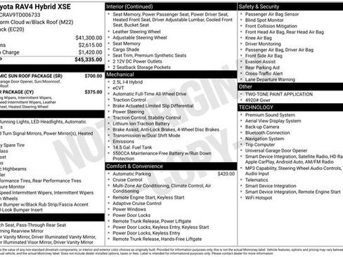 Used 2026 Toyota RAV4 XSE w/ Panoramic Sun Roof Package AWD/4WD image 5